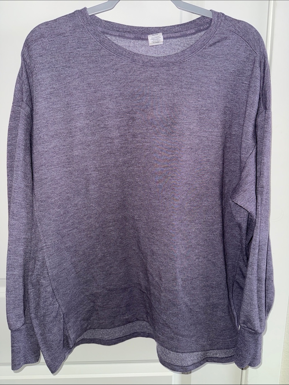 RBX Soft Heathered Purple Crewneck Pullover